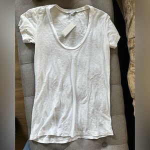 James Perse Scoop Neck Tee